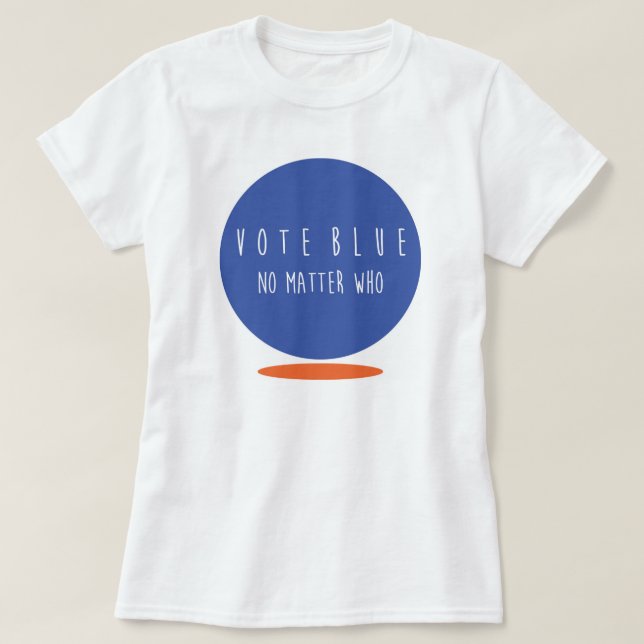 Vote Blue Women's Basic T-Shirt (Design Front)