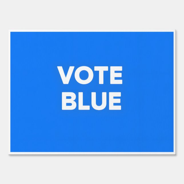 Vote Blue Yard Sign (Front)