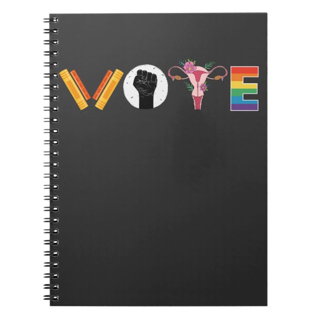 VOTE Books Uterus LGBT Support (Front)