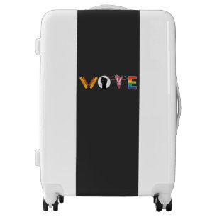 VOTE Books Uterus LGBT Support Luggage