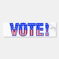 Vote Bumper Sticker