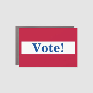 Vote! Bumper Sticker Car Magnet