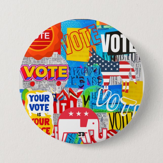 Vote! Button (Front)