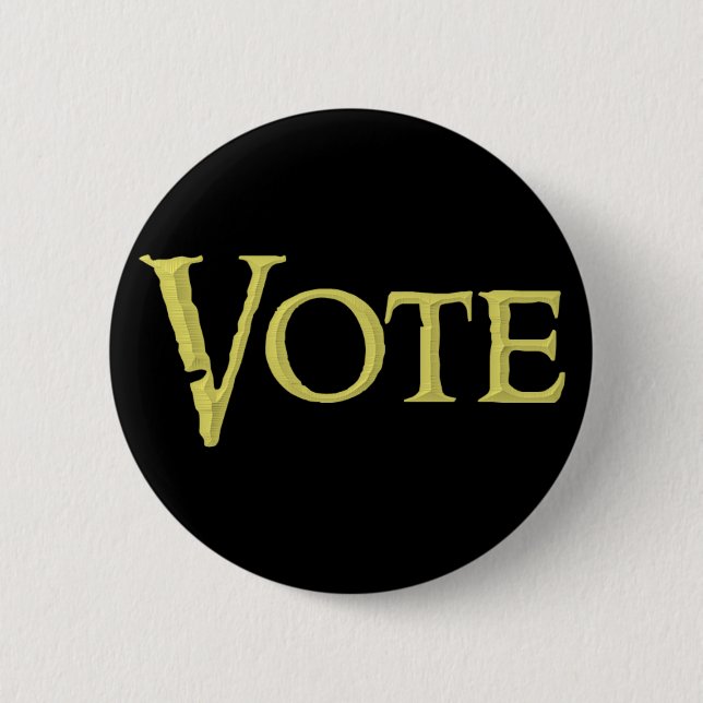 Vote button, for sale ! pinback button (Front)