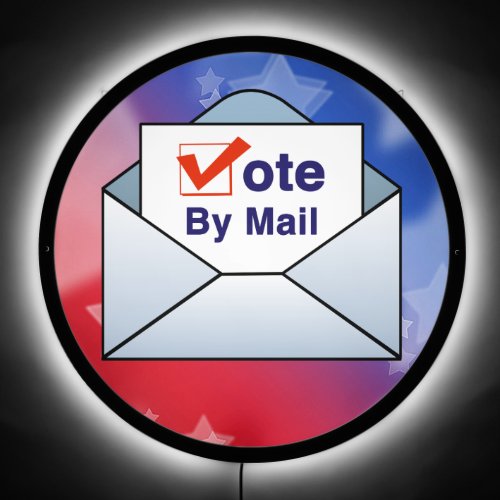 Vote By Mail LED Sign
