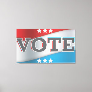 vote canvas print