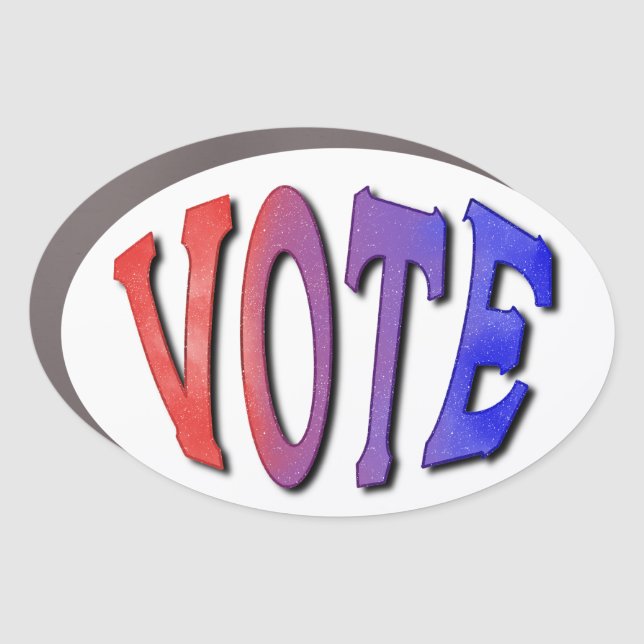 VOTE car magnet  (Front)