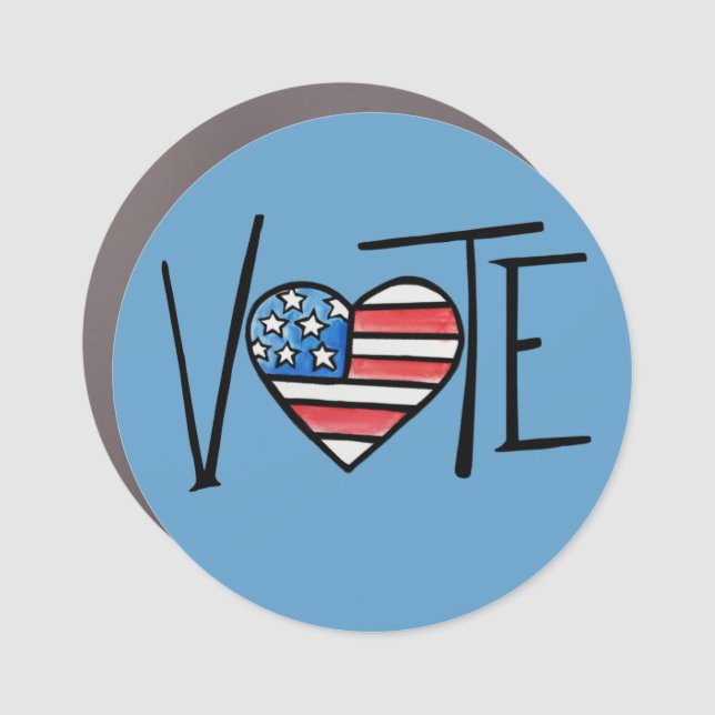 VOTE CAR MAGNET (Front)