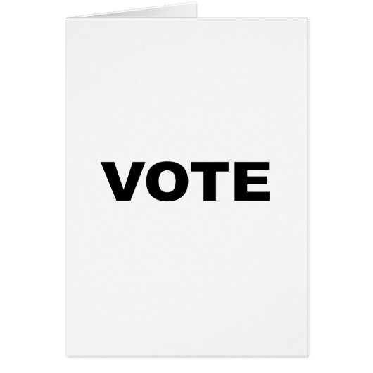VOTE CARDS (Front)