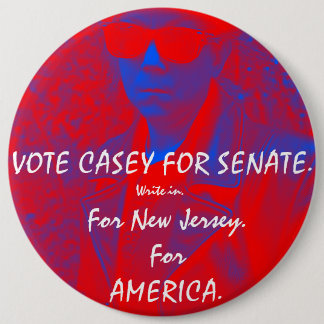 VOTE CASEY FOR SENATE. How bad could it be? Pinback Button