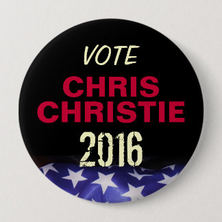 Vote Chris CHRISTIE 2016 Campaign Button