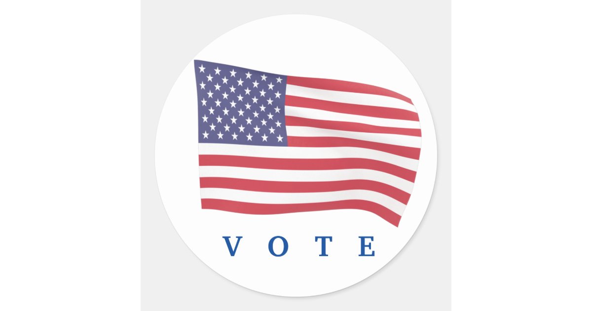 Vote Classic Round Sticker | Zazzle