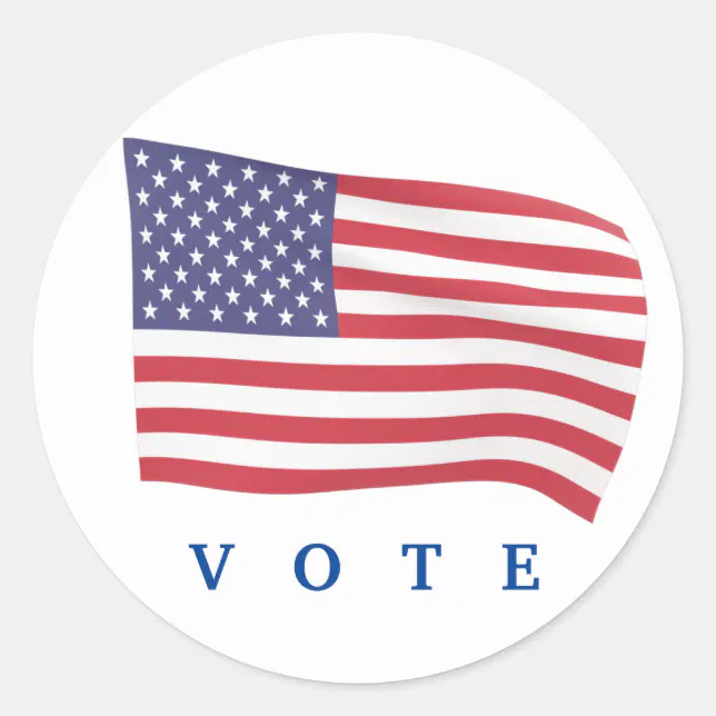 Vote Classic Round Sticker | Zazzle