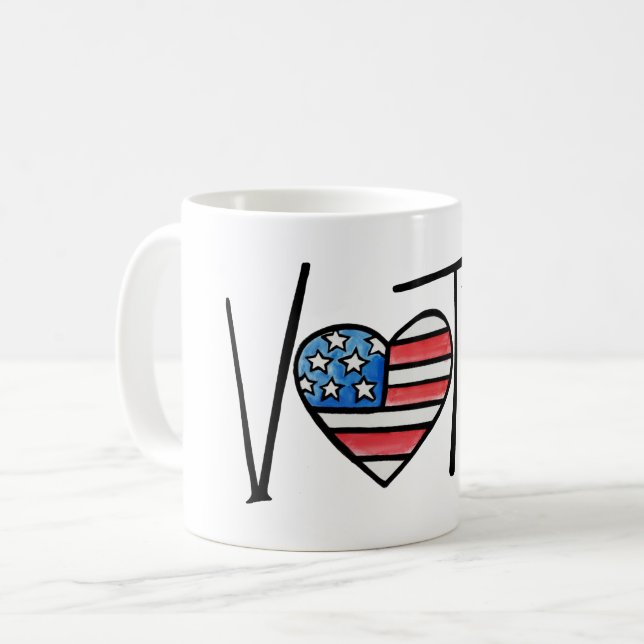 VOTE COFFEE MUG (Front Left)