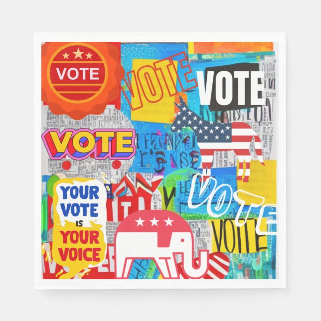 Vote Collection Napkins (Front)