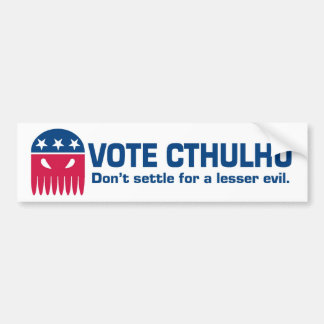 Vote Cthulhu Bumper Sticker