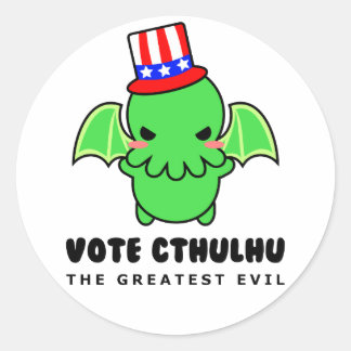 Vote Cthulhu for President Sticker