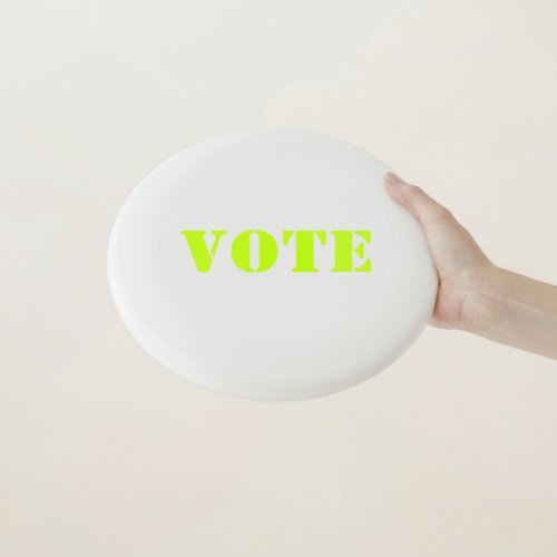 vote customize colors  text Frisbee Flying Disc