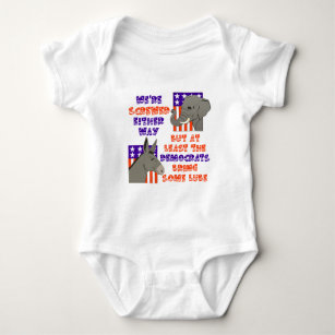 Vote Democrat! Baby Bodysuit