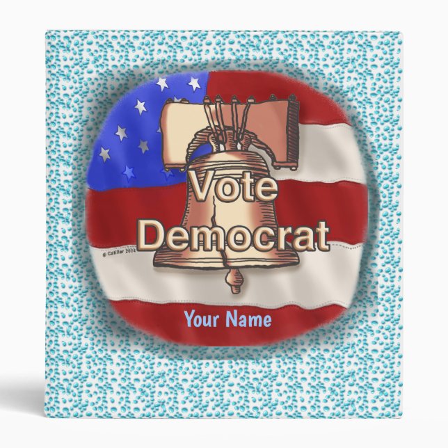 Vote Democrat  binder (Front)