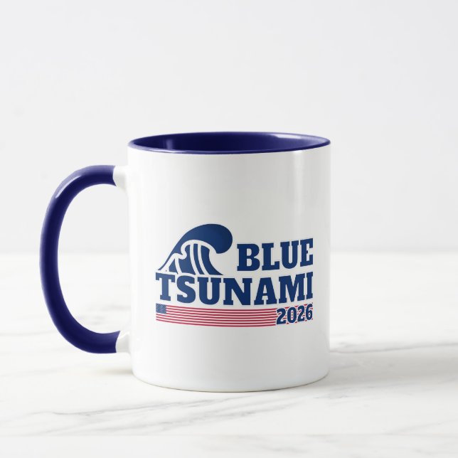 Vote Democrat Blue Wave 2026 Mug (Left)