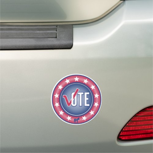 Vote Democrat Car Magnet