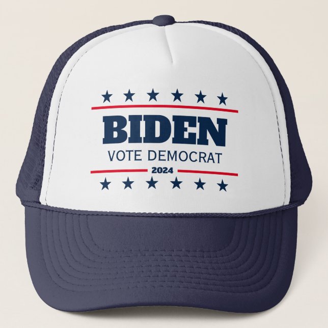 Vote democrat Joe Biden 2024 election trucket hat (Front)