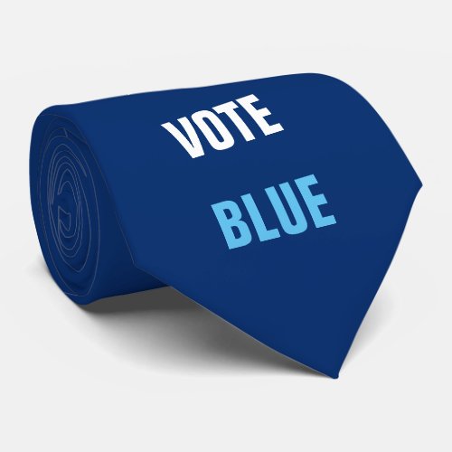 Vote Democrat Sky Blue 2020 Election Neck Tie