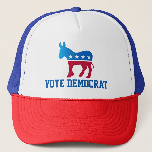 Vote Democrat Trucker Hat (Front)
