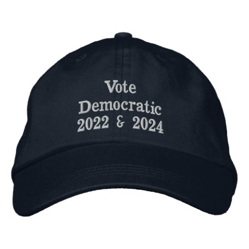 Vote Democratic 2022  2024 Embroidered Baseball Cap