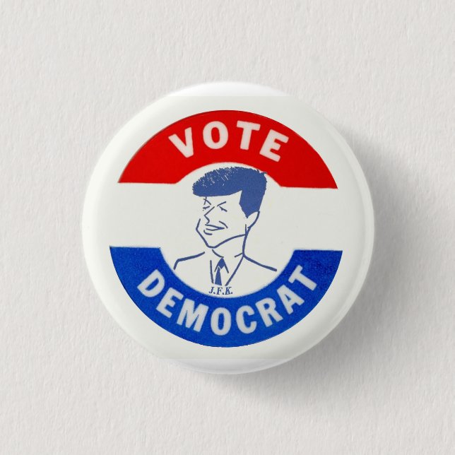 Vote Democratic Button (Front)