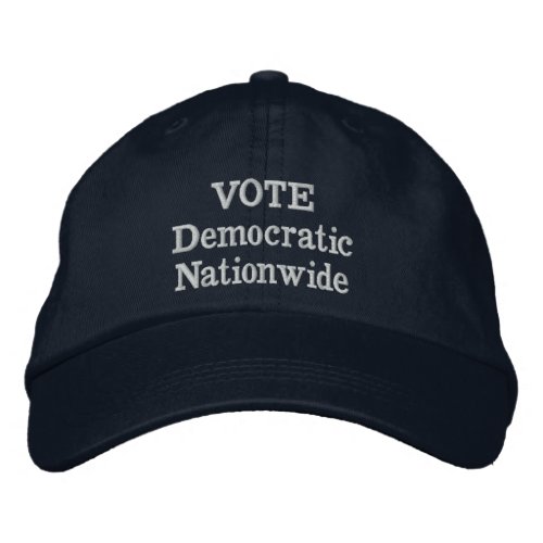 VOTE Democratic Nationwide Embroidered Baseball Cap