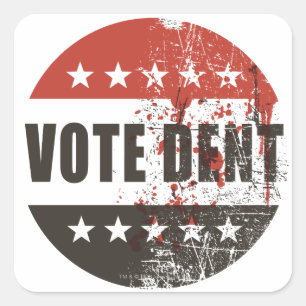 Vote Dent sticker