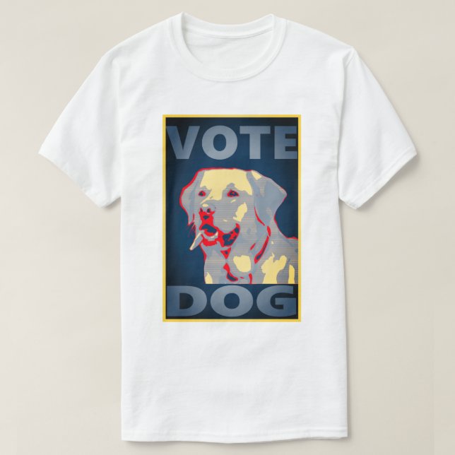 Vote Dog T-Shirt (Design Front)