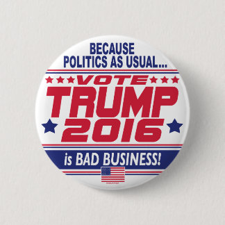 Vote Donald Trump 2016 Button