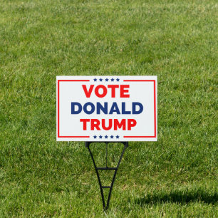 Vote Donald Trump 2024  Sign