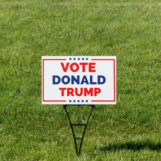 Vote Donald Trump 2024  Sign (Insitu)