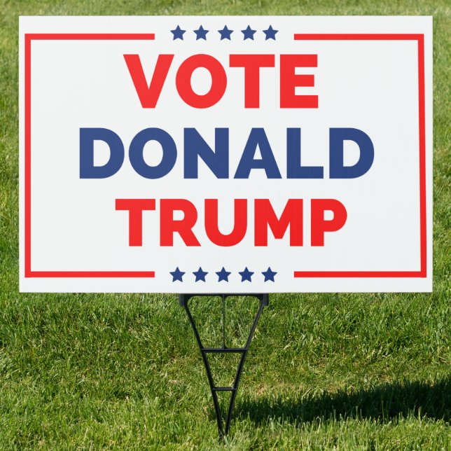 Vote Donald Trump 2024  Sign (Insitu)
