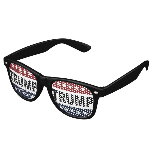 Vote Donald Trump Election Rally Party Sunglasses (Angled)