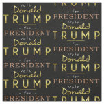 Vote Donald Trump for President Republican Pattern Fabric