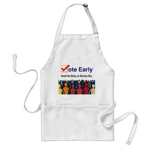 Vote Early Adult Apron