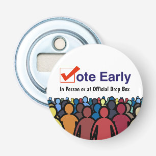 Vote Early in Person 2026 Bottle Opener