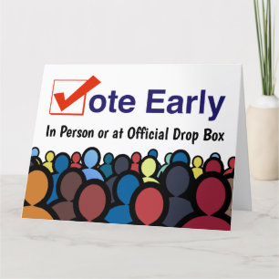 Vote Early in Person 2026 Card