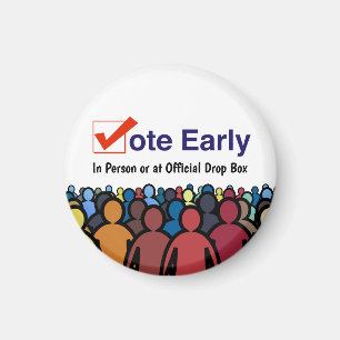Vote Early in Person 2026 Magnet