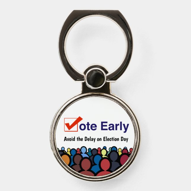 Vote Early Phone Ring Stand (Front)