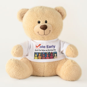 Vote Early Teddy Bear
