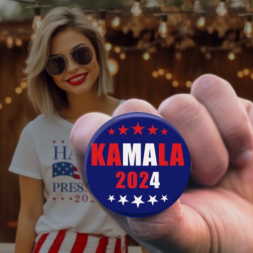 Vote Election 2024 Kamala Harris Walz Democrats Button