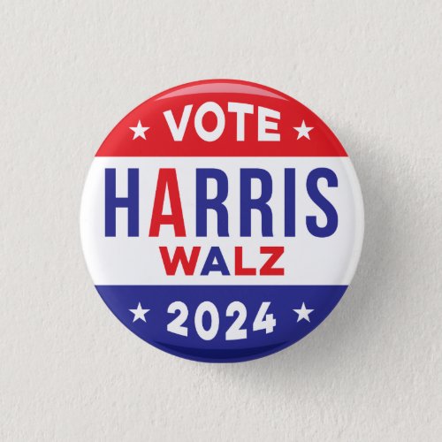 Vote Election 2024 Kamala Harris Walz Democrats Button