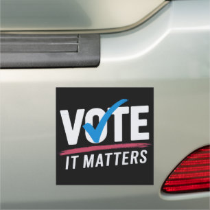 Vote Election 2024 Voter Democrat Politics  Car Magnet