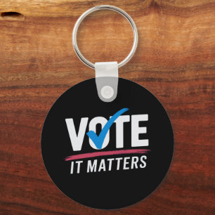Vote Election 2024 Voter Democrat Politics  Keychain